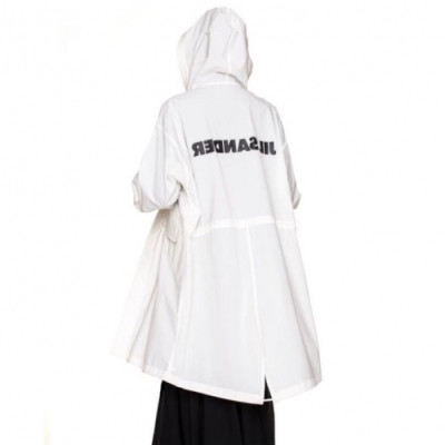 [질샌더]Jil Sander 2020 Womens Basic Logo Windproof Jackets - 질샌더 2020 여성 베이직 로고 방풍 자켓 Jil009x.Size(s - l).화이트