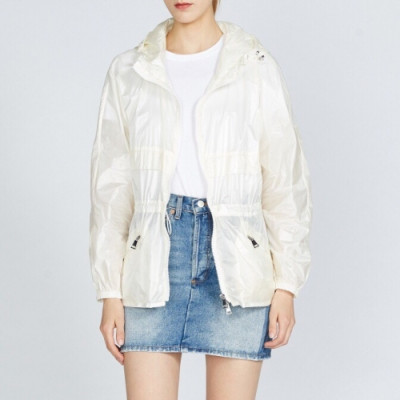 [몽클레어]Moncler 2020 Womens Logo Casual Windproof Jackets - 몽클레어 2020 여성 로고 캐쥬얼 방풍 자켓 Moc01739x.Size(m - l).화이트