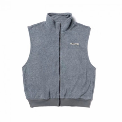 Fear of god 2019 Mens Trendy Casual  Velvet Vest - 피어오브갓 2019 남성 트렌디 캐쥬얼 벨벳 조끼 Fea0130x.Size(s - xl).그레이