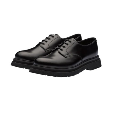 [매장판]Prada 2020 Mens Leather Shoes - 프라다 2020 남성용 레더 슈즈,PRAS0519,Size(240 - 270).블랙