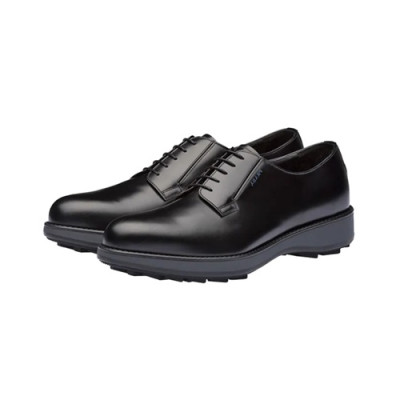 [매장판]Prada 2020 Mens Leather Shoes - 프라다 2020 남성용 레더 슈즈,PRAS0527,Size(240 - 270).블랙