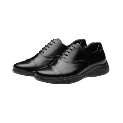 [매장판]Prada 2020 Mens Leather Shoes - 프라다 2020 남성용 레더 슈즈,PRAS0529,Size(240 - 270).블랙