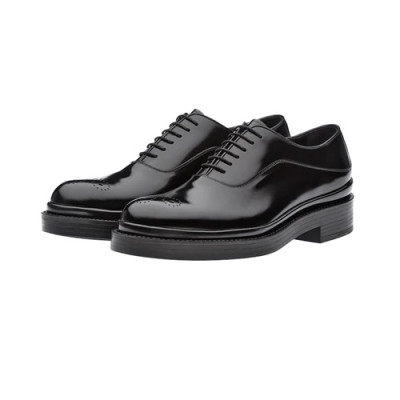 [매장판]Prada 2020 Mens Leather Oxford Shoes - 프라다 2020 남성용 옥스퍼드 레더 슈즈,PRAS0547,Size(240 - 270).블랙