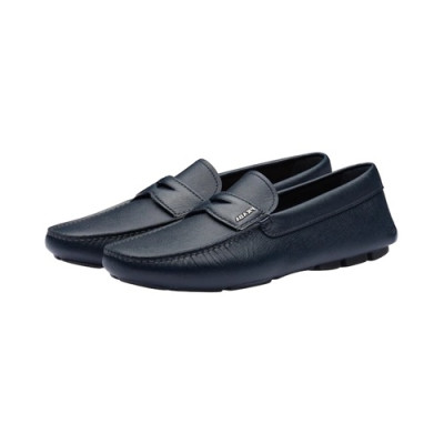 [매장판]Prada 2020 Mens Leather Loafer - 프라다 2020 남성용 레더 로퍼 ,PRAS0557,Size(240 - 270).네이비