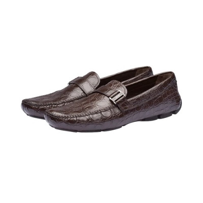 [매장판]Prada 2020 Mens Leather Loafer - 프라다 2020 남성용 레더 로퍼 ,PRAS0560,Size(240 - 270).브라운