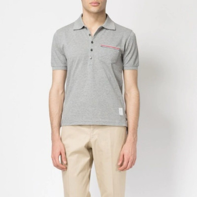 Thom Browne Mens Polo Tshirts - 톰브라운 남성 폴로 반팔티 - tho817x