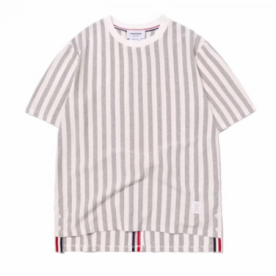 [톰브라운]Thom Browne 2020 Mm/Wm Casual Cotton Short Sleeved Polo Tshirts - 톰브라운 2020 남/녀 캐쥬얼 코튼 폴로 반팔티 Tho0826x.Size(m - 2xl).그레이