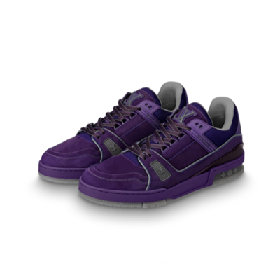 [매장판]Louis Vuitton 2020 Mens Leather Sneakers -  루이비통 2020 남성용 레더 스니커즈 LOUS1225,Size(240 - 270).퍼플