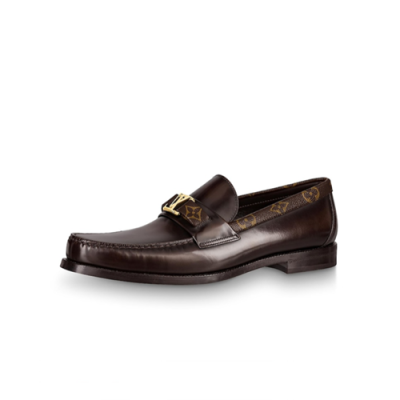 [매장판]Louis Vuitton 2020 Mens Leather Loafer -  루이비통 2020 남성용 레더 로퍼 LOUS1228,Size(240 - 270).브라운