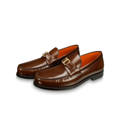 [매장판]Louis Vuitton 2020 Mens Leather Loafer -  루이비통 2020 남성용 레더 로퍼 LOUS1232,Size(240 - 270).브라운