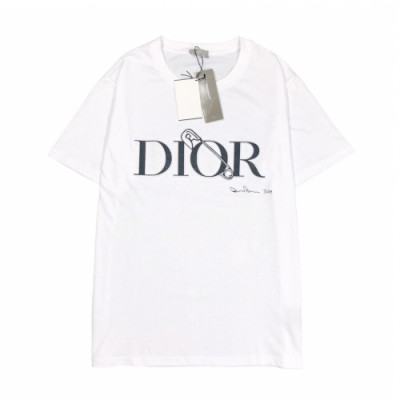 [디올]Dior 2020 Mens Casual Crew-neck Short Sleeved Tshirts - 디올 2020 남성 캐쥬얼 크루넥 반팔티 Dio0676x.Size(s - xl).화이트