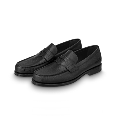 [매장판]Louis Vuitton 2020 Mens Leather Loafer -  루이비통 2020 남성용 레더 로퍼 LOUS1275,Size(240 - 270).블랙