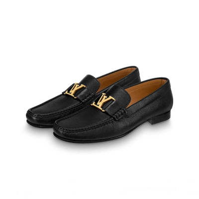 [매장판]Louis Vuitton 2020 Mens Leather Loafer -  루이비통 2020 남성용 레더 로퍼 LOUS1308,Size(240 - 270).블랙