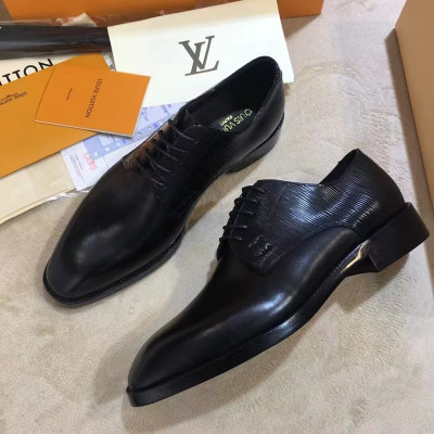 Louis Vuitton 2023 Mens Leather Oxford Shoes -  루이비통 2023 남성용 레더 옥스퍼드 슈즈 LOUS1320,Size(240 - 275).블랙