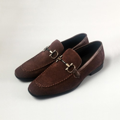 [업 신상]Ferragamo 2020 Mens Leather Loafer - 페라가모 2020 남성용 레더 로퍼  FGMS0430,Size(240 - 270).브라운