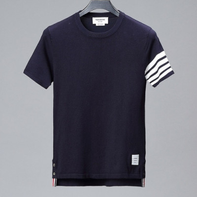 [톰브라운]Thom Browne 2020 Mens Casual Short Sleeved Tshirts - 톰브라운 2020 남성 캐쥬얼 반팔티 Tho0851x.Size(m - 3xl).네이비