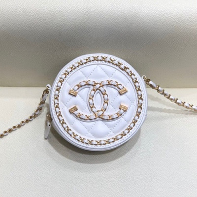 Chanel 2020 Women Mini Cross Bag,12cm - 샤넬 2020 여성용 미니 크로스백 CHAB1483, 12cm,화이트