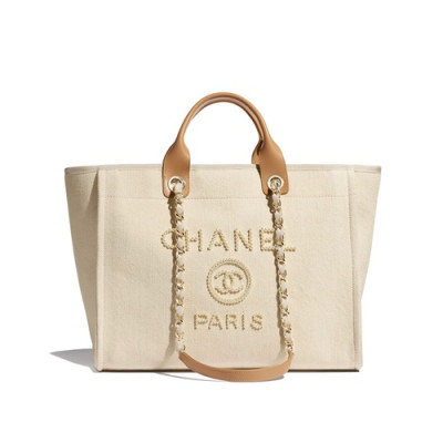 Chanel 2020 Tote Shoulder Shopper Bag,39CM - 샤넬 2020 여성용 토트 숄더 쇼퍼백,CHAB1501,39CM,연베이지