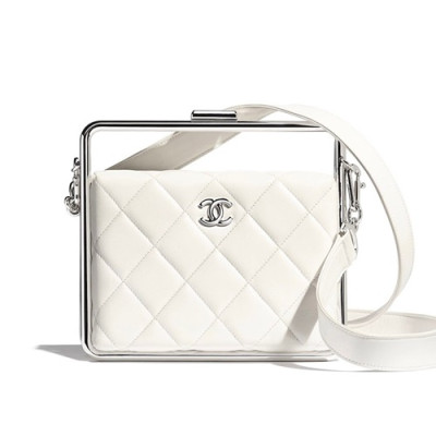 Chanel 2020 Leather Tote Shoulder Bag,19.5CM - 샤넬 2020 레더 토트 숄더백,CHAB1521,19.5CM,화이트