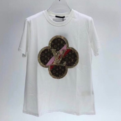 [루이비통]Louis vuitton 2020 Mm/Wm Logo Short Sleeved Tshirts - 루이비통 2020 남/녀 로고 반팔티 Lou01958x.Size(s - xl).화이트