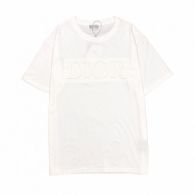 [디올]Dior 2020 Mens Casual Crew-neck Short Sleeved Tshirts - 디올 2020 남성 캐쥬얼 크루넥 반팔티 Dio0709x.Size(m - 2xl).화이트