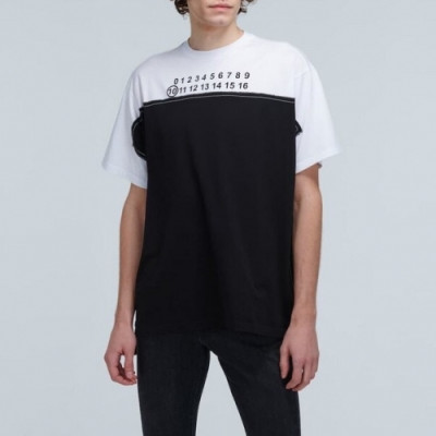 [메종 마르지엘라]Maison margiela 2020 Mens Deserve Printing Cotton Short Sleeved Tshirts - 메종 마르지엘라 2020 남성 프린팅 코튼 반팔티 Mai0019x.Size(m - 2xl).블랙