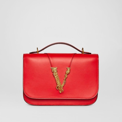 Versace 2020 Leather Shoulder Bag,24CM - 베르사체 2020 여성용 레더 숄더백 ,VERB0074,24CM,레드