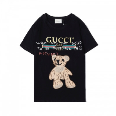 [매장판]Gucci 2020 Mm/Wm Logo Cotton Short Sleeved Tshirts - 구찌 2020 남/녀 로고 코튼 반팔티 Guc02846x.Size(s - 2xl).블랙