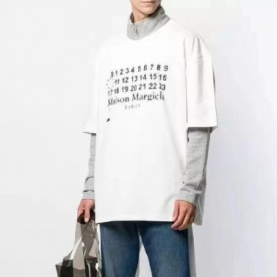 [메종 마르지엘라]Maison margiela 2020 Mens Deserve Printing Cotton Short Sleeved Tshirts - 메종 마르지엘라 2020 남성 프린팅 코튼 반팔티 Mai0022x.Size(s - xl).화이트