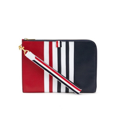 Thom Browne 2020 Leather Clutch Bag ,30.5cm - 톰브라운 2020 남성용 레더 클러치백 THOB0090,30.5cm,레드