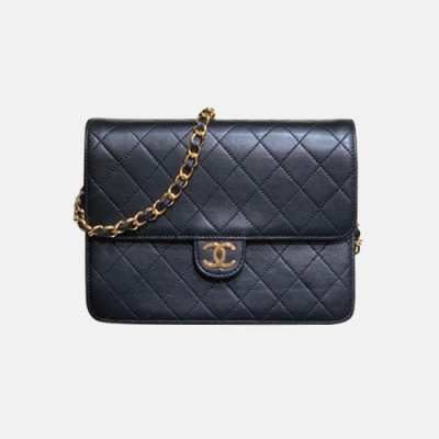 Chanel 2020 King WOC Chain Cross Bag,22CM - 샤넬 2020 킹 WOC 체인 크로스백,CHAB1525,22CM,블랙