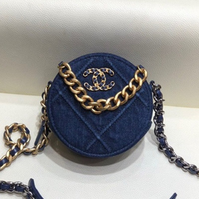 Chanel 2020 Women Denim Mini Cross Bag,12.5cm - 샤넬 2020 여성용 데님 미니 크로스백 CHAB1537, 12.5cm,블루