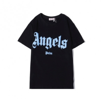 [팜 엔젤스]Palm Angels 2020 Mm/Wm Logo Cotton Short Sleeved Tshirts - 팜 엔젤스 2020 남/녀 로고 코튼 반팔티셔츠 Pam0157x.Size(s - 2xl).블랙