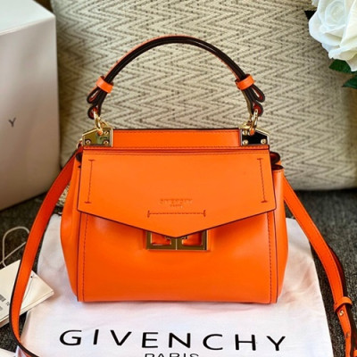 Givenchy 2020 Leather Tote Shoulder Bag,20CM - 지방시 2020 레더 토트 숄더백,GVB0333,20CM,오렌지