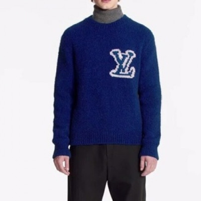 [루이비통]Louis vuitton 2020 Mm/Wm Monogram Wool Sweaters - 루이비통 2020 남/녀 모노그램 울 스웨터 Lou02027x.Size(s - l).블루