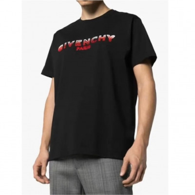 [지방시]Givenchy 2020 Mens Logo Silket Short Sleeved Tshirts - 지방시 2020 남성 로고 실켓 반팔티 Giv0419x.Size(m - 2xl).블랙