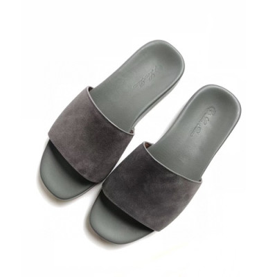 Loro Piana 2020 Mens Slipper - 로로피아나 2020 남성용 슬리퍼 LOROS0006.Size(245 - 280).다크그레이