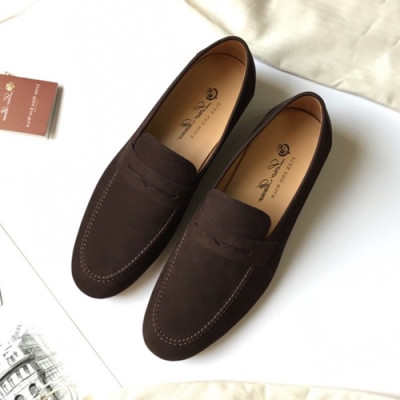 Loro Piana 2020 Mens Suede Loafer - 로로피아나 2020 남성용 스웨이드 로퍼 LOROS0043.Size(245 - 280).브라운