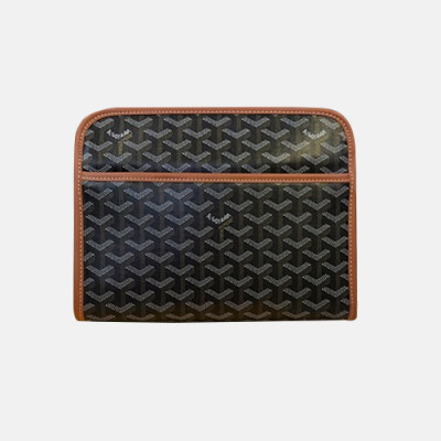 Goyard 2020 PVC Clutch Bag,25cm - 고야드 2020 PVC 남여공용 클러치백,GYB0265,25cm,블랙