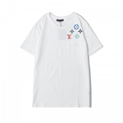 [루이비통]Louis vuitton 2020 Mens Logo Short Sleeved Tshirts - 루이비통 2020 남성 로고 반팔티 Lou02053x.Size(s - 2xl).화이트