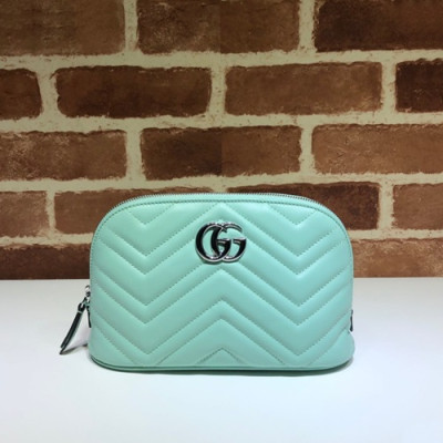 Gucci 2020 Marmont Matlase Pouch Clutch Bag,22CM - 구찌 2020 마몬트 마틀라세 파우치 클러치백 625690,GUB1184,22cm,민트