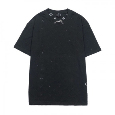 [루이비통]Louis vuitton 2020 Mens Logo Short Sleeved Tshirts - 루이비통 2020 남성 로고 반팔티 Lou02075x.Size(s - xl).블랙