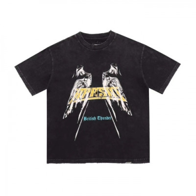 Represent 2019 Mm/Wm Wolf Logo Cotton Hood Tee - 리프리젠트 남자 울프 로고 코튼 후드티 Rep04x.Size(s - xl).블랙