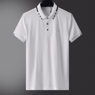 [루이비통]Louis vuitton 2020 Mens Logo Short Sleeved Polo Tshirts - 루이비통 2020 남성 로고 폴로 반팔티 Lou02081x.Size(m - 3xl).화이트