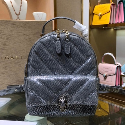 Bvlgari 2020 Serpenti Cabochon Shoulder Bag / Back Pack,22CM - 불가리 2020 세르펜티 카보숑 숄더백 / 백팩,BVLB0247,22cm,그레이