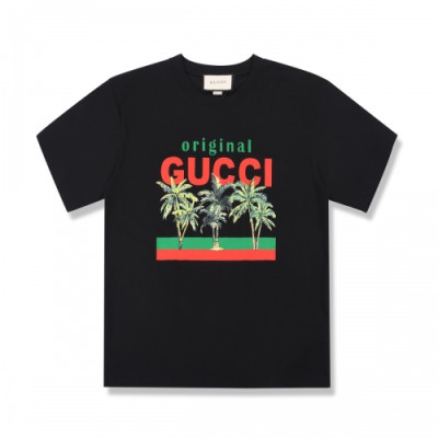 [매장판]Gucci 2020 Mm/Wm Logo Short Sleeved Tshirts - 구찌 2020 남자 로고 반팔티 Guc02932x.Size(xs - l).블랙