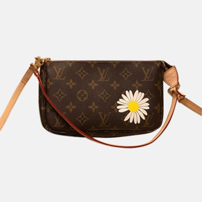 Louis Vuitton 2020 Monogram Canvas Clutch Bag / Tote Shoulder Bag ,21cm - 루이비통 2020 캔버스 클러치백 / 토트 숄더백,M51980, LOUB2245, 21cm,브라운