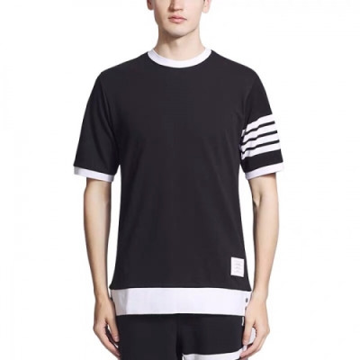 [톰브라운]Thom Browne 2020 Mens Casual Short Sleeved Tshirts - 톰브라운 2020 남성 캐쥬얼 반팔티 Tho0932x.Size(s - 3xl).블랙