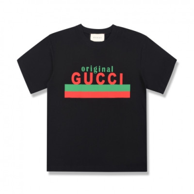 [매장판]Gucci 2020 Mm/Wm Logo Short Sleeved Tshirts - 구찌 2020 남자 로고 반팔티 Guc02941x.Size(xs - l).블랙