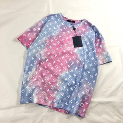 [루이비통]Louis vuitton 2020 Mm/Wm Logo Short Sleeved Tshirts - 루이비통 2020 남/녀 로고 반팔티 Lou02087x.Size(m - xl).핑크